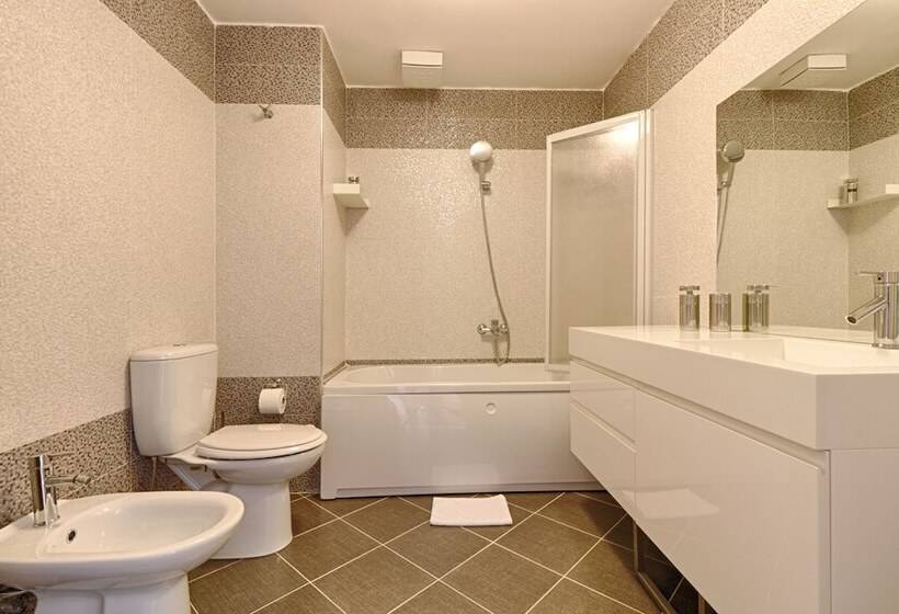 침실 2개 아파트, The Rooms Serviced Apartments Tirana