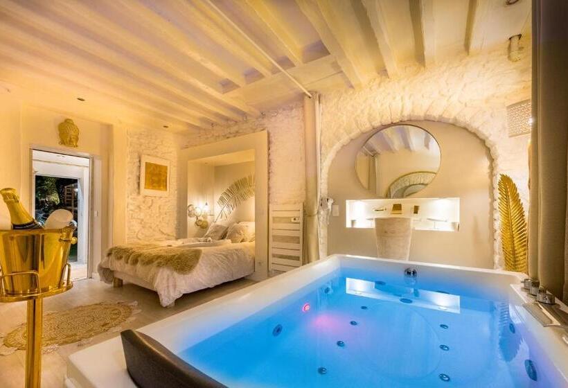 غرفة قياسية مزوَّدة بجاكوزي, Buddha Beach Thoiry