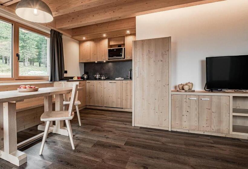 침실 1개 디럭스 아파트, Chalet Alpenrose