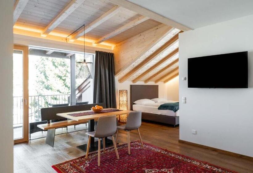 غرفة ديلوكس مطلة على الجبل, Villa David Dolomites