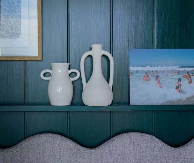 オーシャンビュースタンダードルームバルコニー付き, Hôtel De La Plage