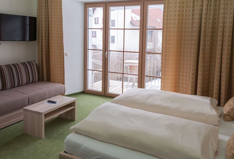 带2个卧室的套房, Familiengasthof Maier