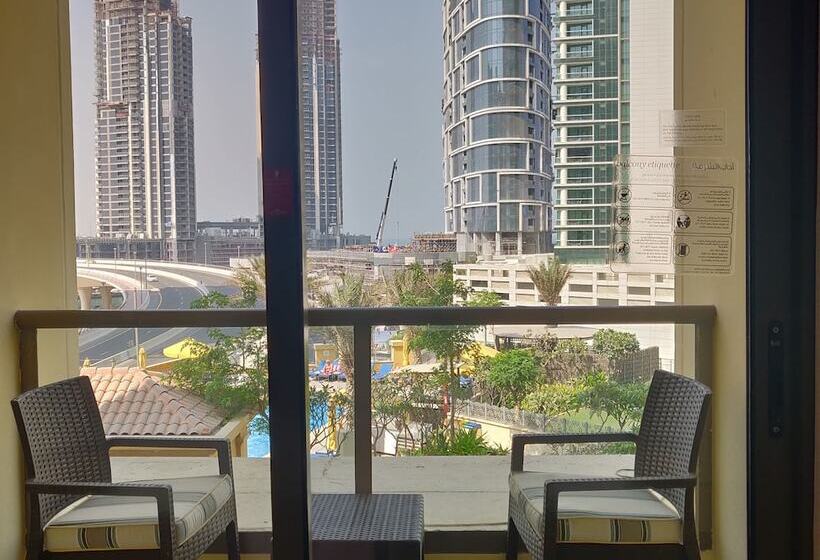 带1间卧室的公寓侧面带海景, Ramada Hotel, Suites And Apartments By Wyndham Dubai Jbr