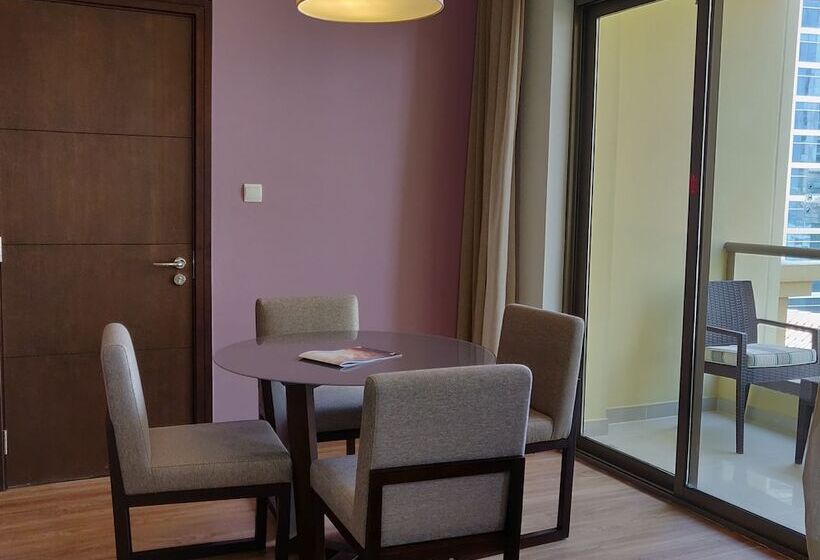 带1间卧室的公寓侧面带海景, Ramada Hotel, Suites And Apartments By Wyndham Dubai Jbr