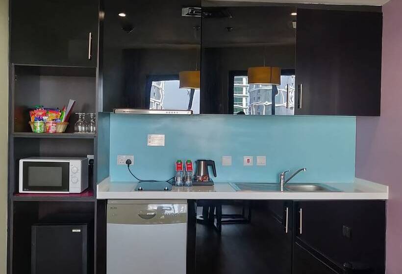 带城市景观带一个卧室的公寓, Ramada Hotel, Suites And Apartments By Wyndham Dubai Jbr