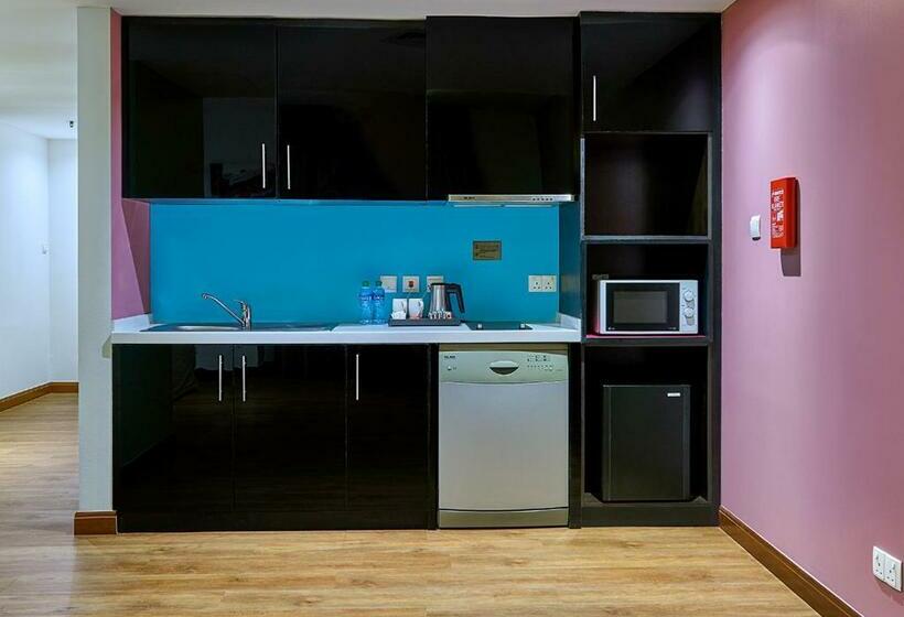 带1间卧室的公寓侧面带海景, Ramada Hotel, Suites And Apartments By Wyndham Dubai Jbr