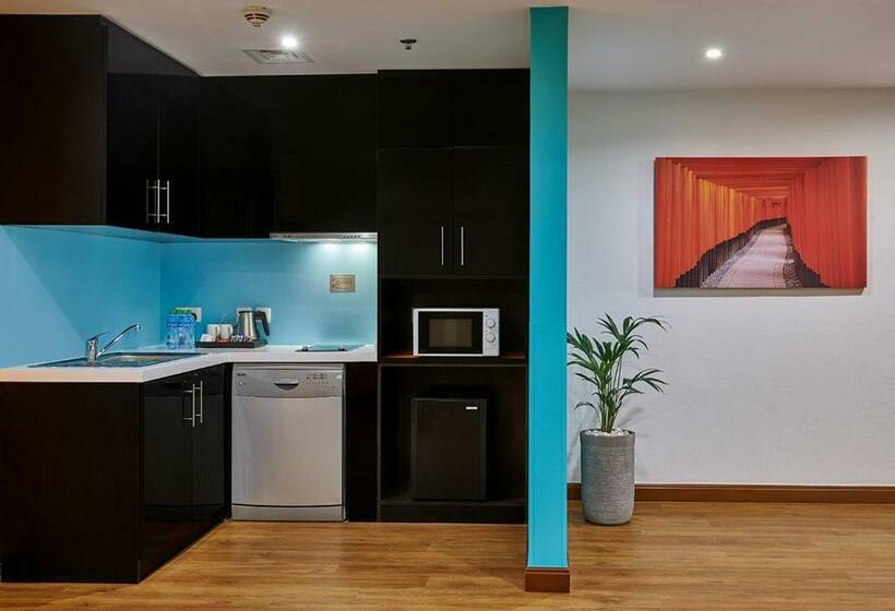 侧面带海景及2个卧室的公寓, Ramada Hotel, Suites And Apartments By Wyndham Dubai Jbr