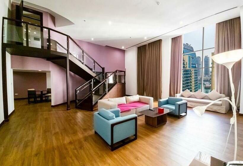 带1个卧室的豪华公寓, Ramada Hotel, Suites And Apartments By Wyndham Dubai Jbr