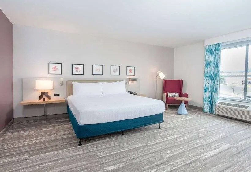 身障者適用ダブルベッド付きスタンダードルーム, Hilton Garden Inn Broomfield Boulder