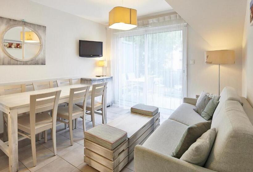2人卧室家庭公寓, Résidence Vacances Bleues Les Jardins D Arvor