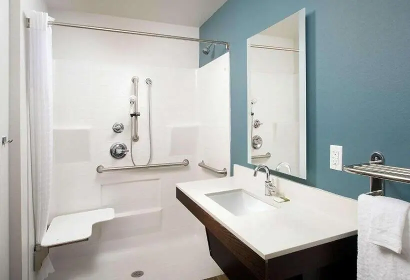 身障者適用スタンダードルーム, Woodspring Suites Cedar Park Austin North