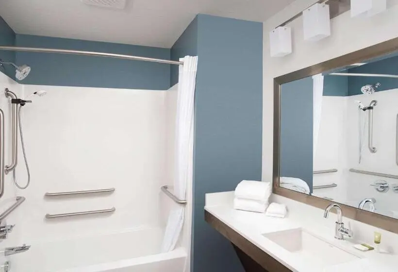 身障者適用スタンダードルーム, Woodspring Suites Cedar Park Austin North