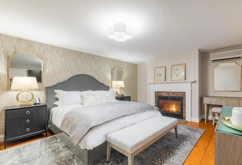 キングサイズベッドのデラックスルーム, The Hermitage Inn Vermont