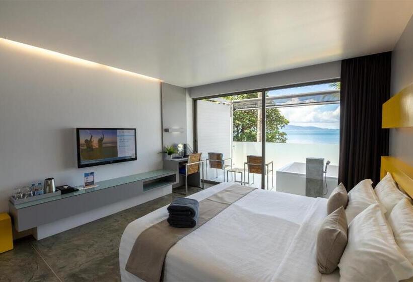 Номер Deluxe Вид на Море с Балконом, Explorar Koh Phangan   Adults Only Resort And Spa