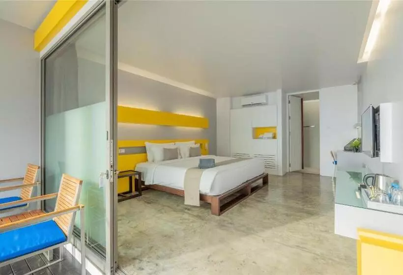 プールの見えるデラックスルーム, Explorar Koh Phangan Adults Only Resort And Spa