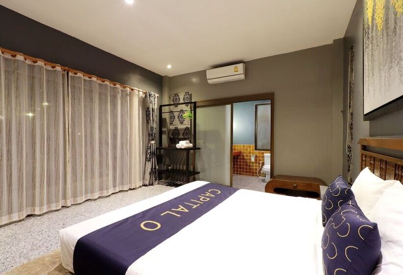 חדר דלוקס, Capital O 464 At Nata Chiangmai Chic Jungle