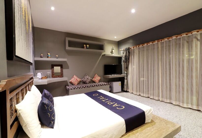 חדר דלוקס, Capital O 464 At Nata Chiangmai Chic Jungle