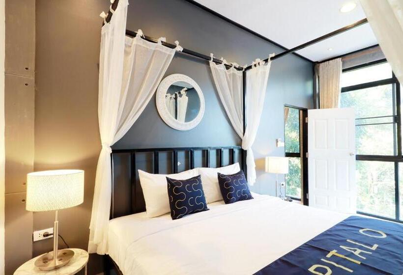 דירת חדר דלוקס, Capital O 464 At Nata Chiangmai Chic Jungle