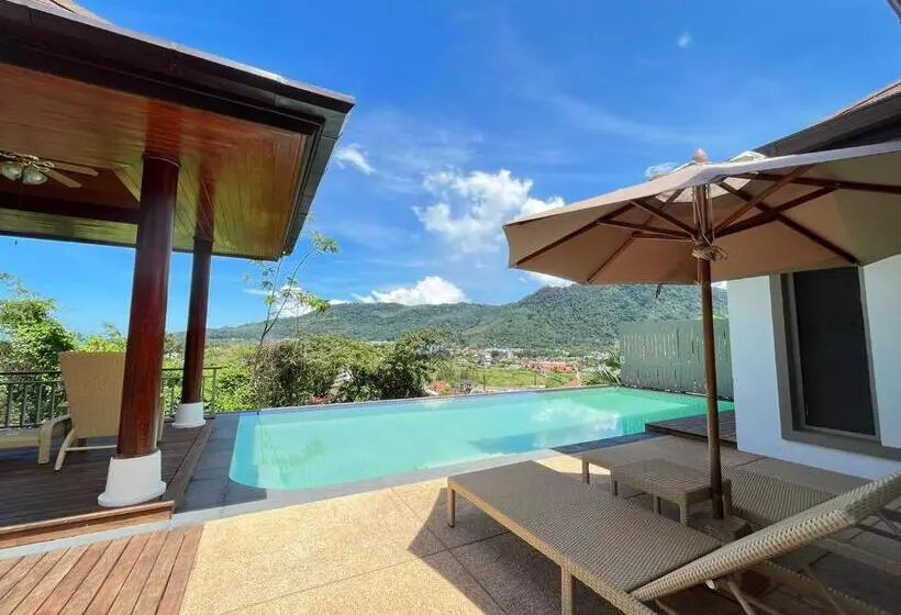 Huvila, 1 makuuhuone ja uima-allas, Villa Tantawan Resort   Private Pool Villas