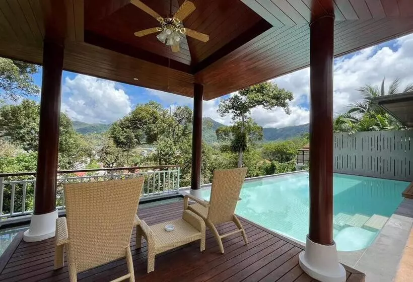 Huvila, 1 makuuhuone ja uima-allas, Villa Tantawan Resort   Private Pool Villas