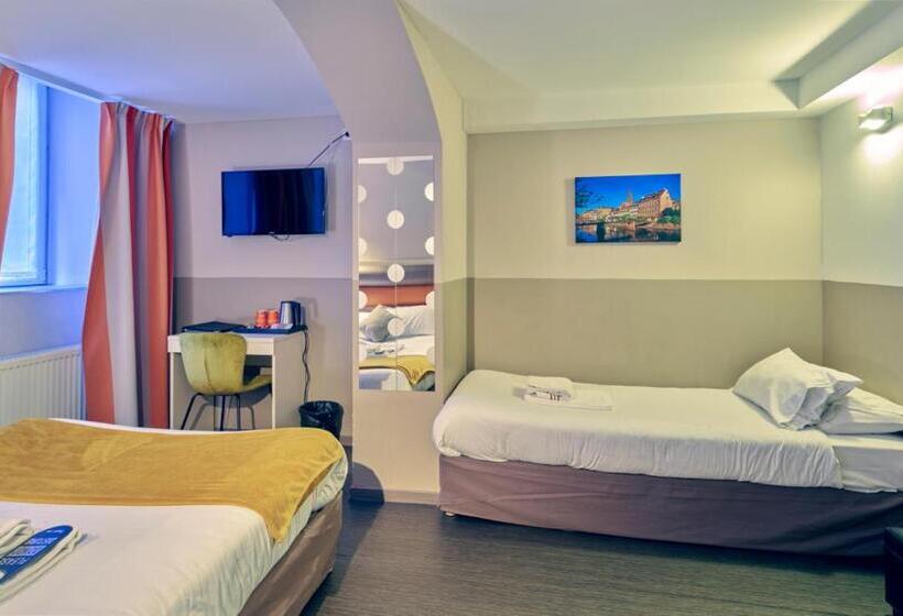 Номер Стандарт Трехместный, Adonis Hotel Strasbourg