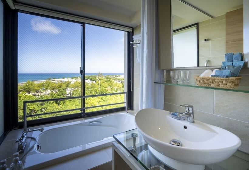 דירת חדר דלוקס, Moon Ocean Ginowan Hotel & Residence