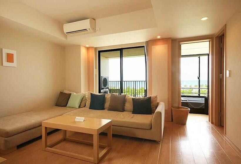침실 1개 디럭스 아파트, Moon Ocean Ginowan Hotel & Residence