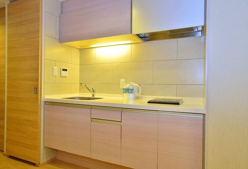 דירת חדר דלוקס, Moon Ocean Ginowan Hotel & Residence