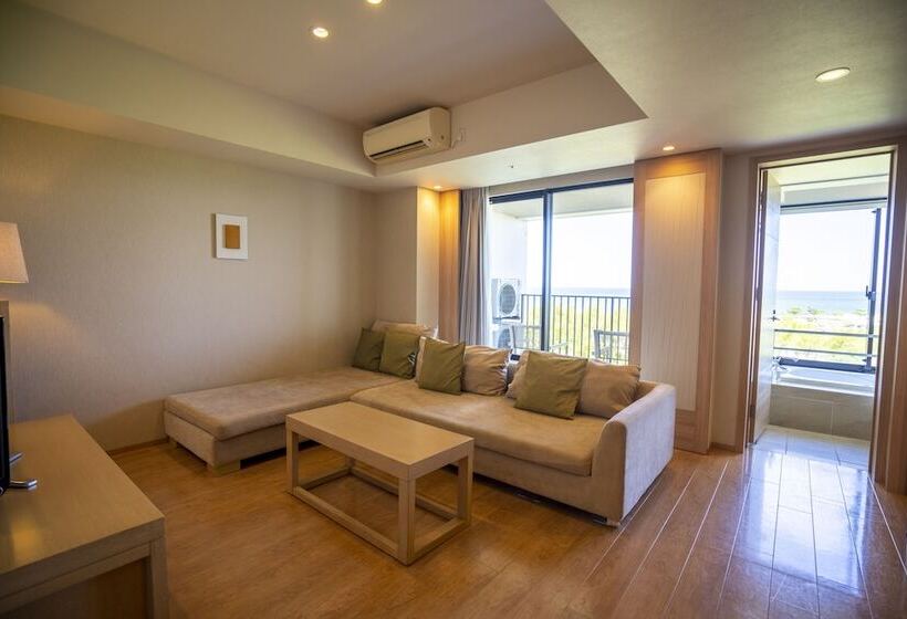 דירת חדר דלוקס, Moon Ocean Ginowan Hotel & Residence