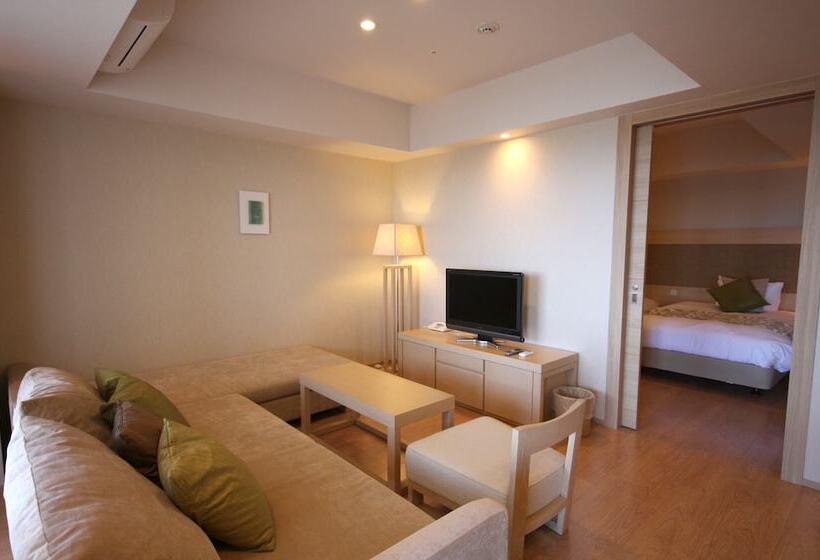 침실 1개 디럭스 아파트, Moon Ocean Ginowan Hotel & Residence