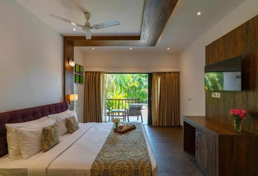 Quarto deluxe vista jardim, Riva Beach Resort