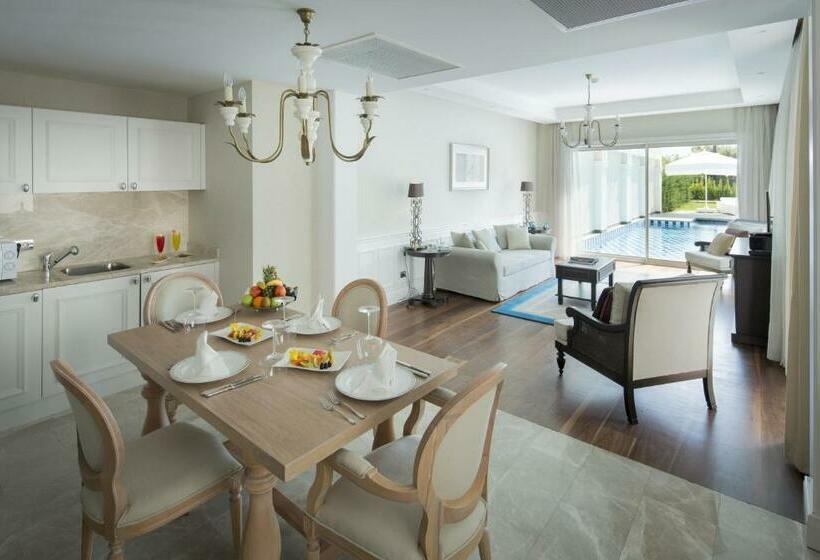 וילה עם חדר שינה אחד ובריכת שחיה, Titanic Deluxe Golf Belek