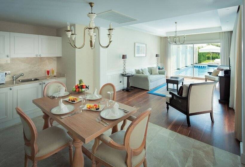 וילה עם חדר שינה אחד ובריכת שחיה, Titanic Deluxe Golf Belek