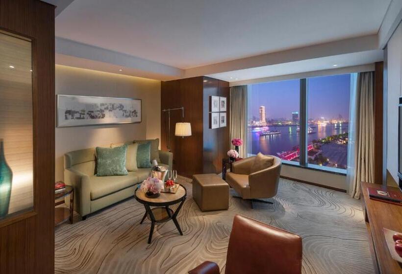 Büyük Çift Kişilik Yataklı Süit, Mandarin Oriental Pudong, Shanghai