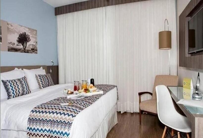 带大床的高级房间, Cha Pampulha Design