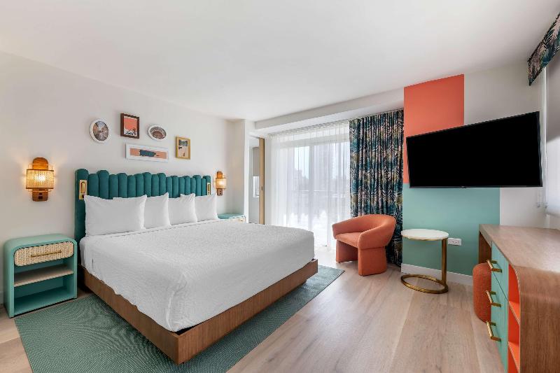 스탠다드 룸 킹사이즈 침대, Condado Palm Inn San Juan, Tapestry Collection By Hilton