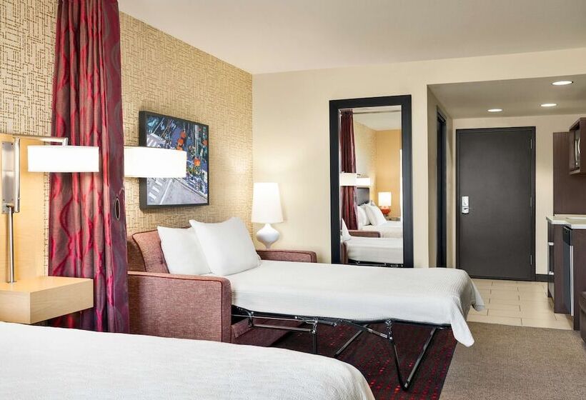 带双人床的标准工作室, Home2 Suites By Hilton Salt Lake City/layton, Ut