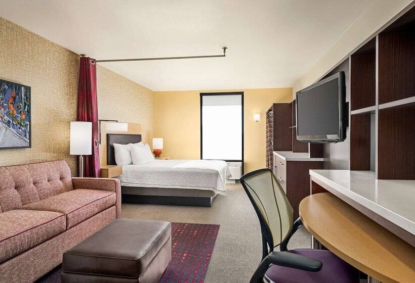 带双人床的标准工作室, Home2 Suites By Hilton Salt Lake City/layton, Ut