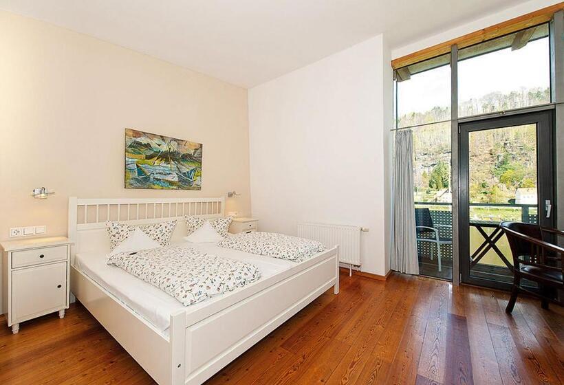 标准间带阳台, Landgasthaus Ziegelscheune