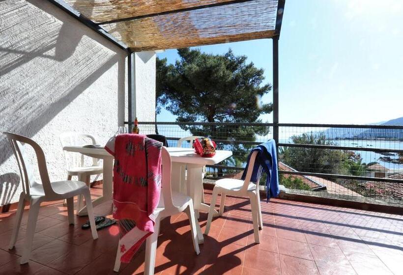 سوییت با چشمانداز دریا, Testa Di Monaco Basic Beach Accommodations