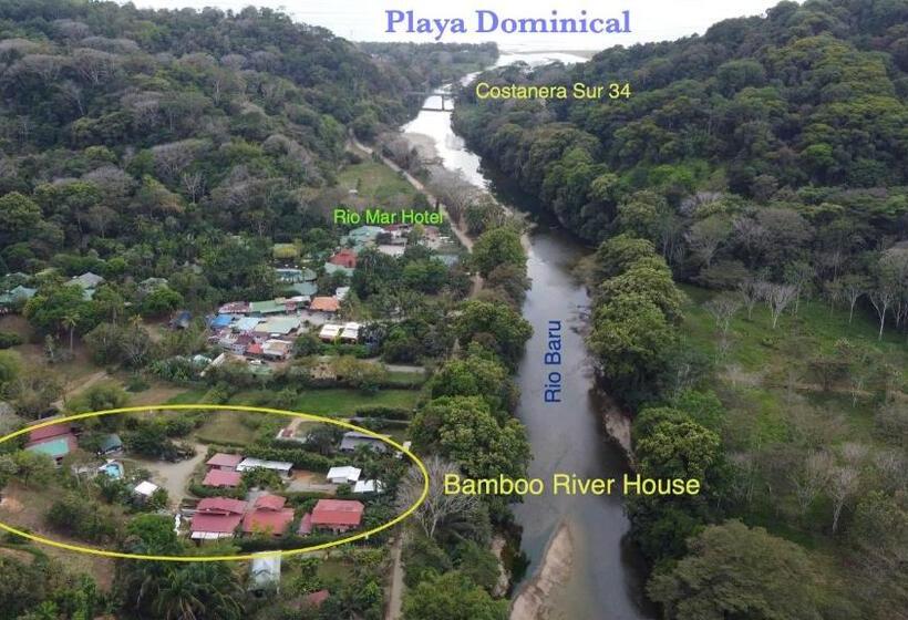 ویلای استاندارد با چشم‌انداز باغ, Bamboo River House And
