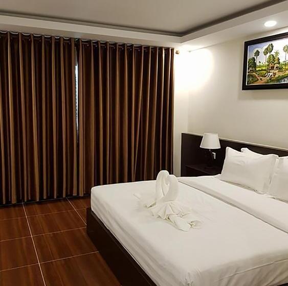 اتاق سوپریور با تخت بزرگ, Apple Hotel Two   Near Phnom Penh Airport