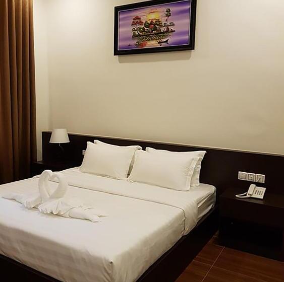 اتاق استاندارد با تخت بزرگ, Apple Hotel Two   Near Phnom Penh Airport