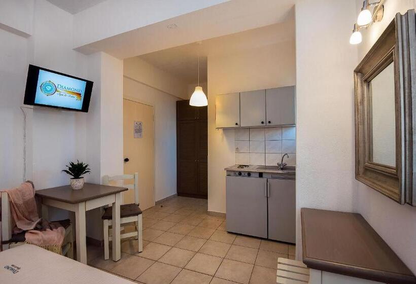 شقة إقتصادية غرفة واحد, Diamond Apartments & Suites