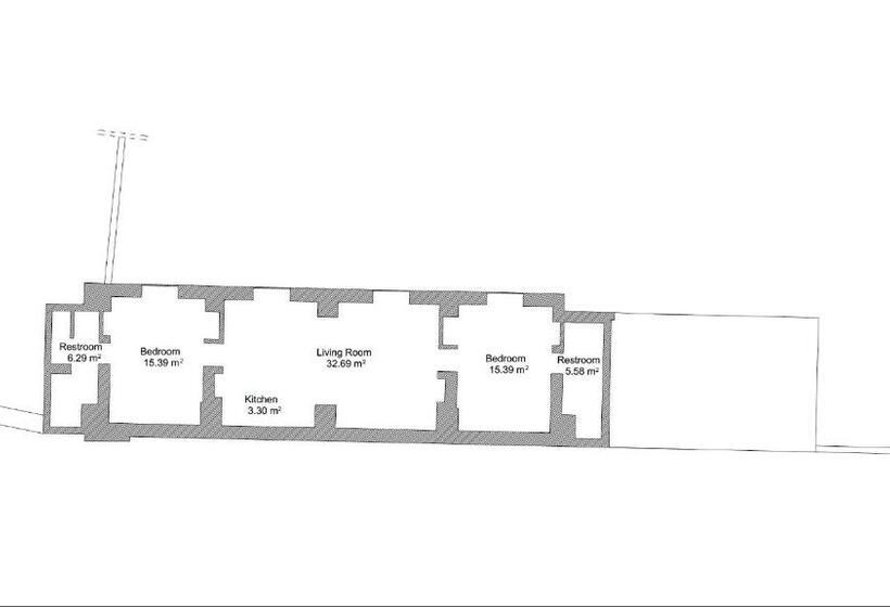 شقة غرفة نوم واحدة بالطابق الأرضى, Masseria Bernardini Art Resort