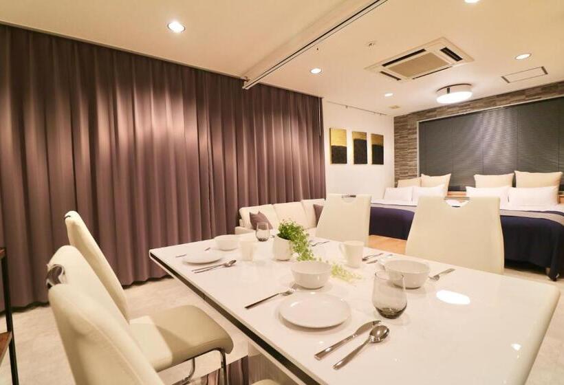 غرفة قياسية رباعية مزودة بشُرفة, Taketo Stay Terrace One
