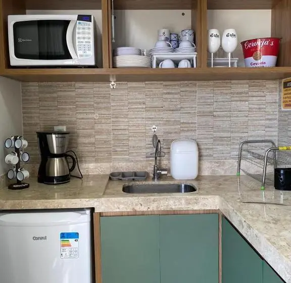 スーペリアファミリールーム, Park Veredas   Flat Excepcional, Com Mobília De Alto Padrão