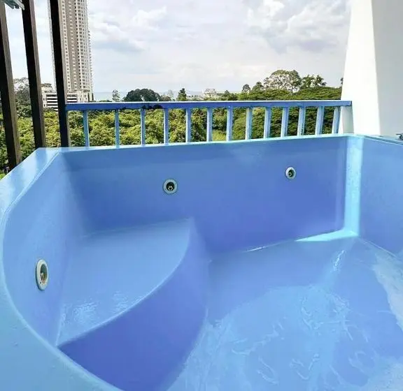 キングサイズベッドのデラックスルーム, Costa Beach Residence & Jacuzzi