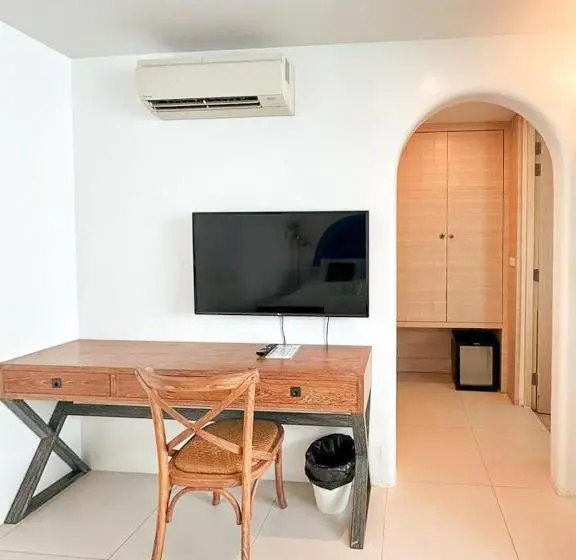 キングサイズベッドのデラックスルーム, Costa Beach Residence & Jacuzzi