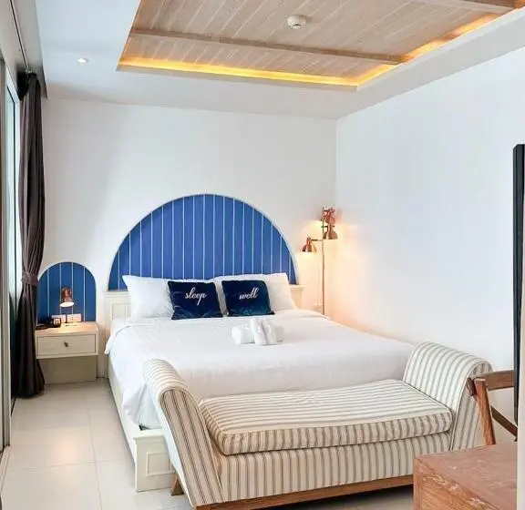 キングサイズベッドのデラックスルーム, Costa Beach Residence & Jacuzzi